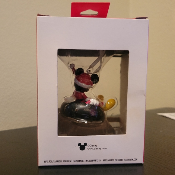 Mickey Mouse on Snow Tube Ornament (Hallmark) - Picture 3 of 3